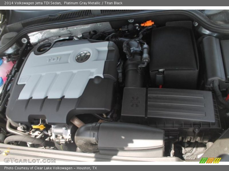 Platinum Gray Metallic / Titan Black 2014 Volkswagen Jetta TDI Sedan