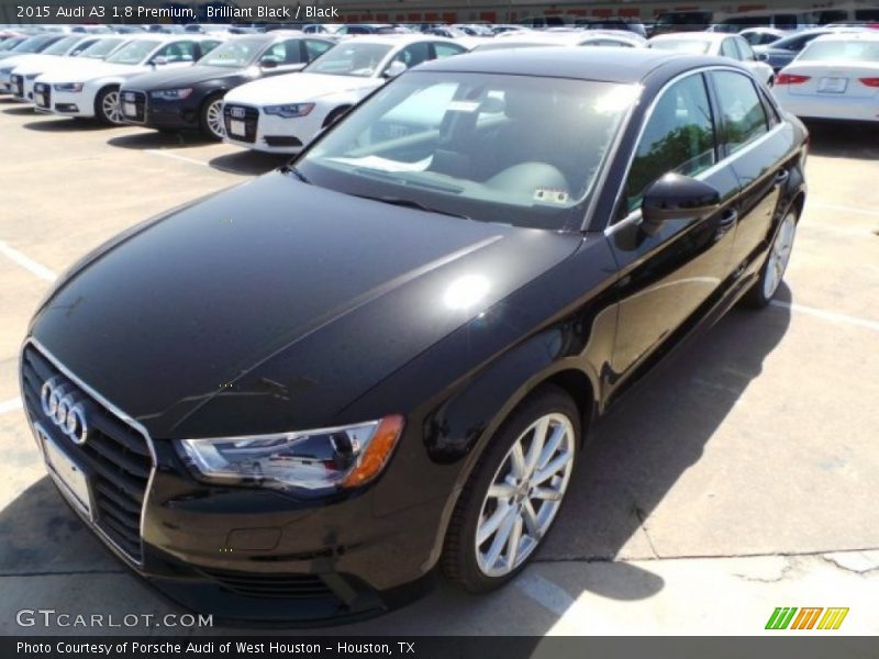 Brilliant Black / Black 2015 Audi A3 1.8 Premium