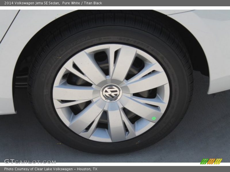 Pure White / Titan Black 2014 Volkswagen Jetta SE Sedan