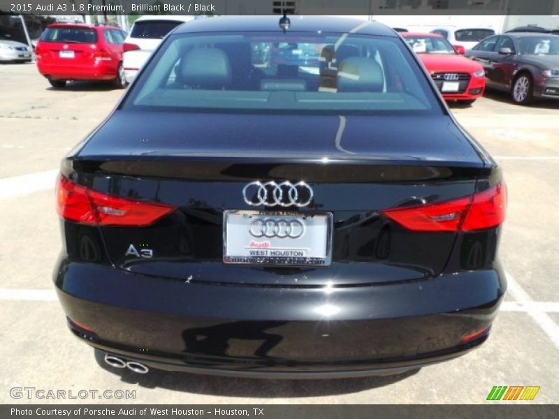 Brilliant Black / Black 2015 Audi A3 1.8 Premium