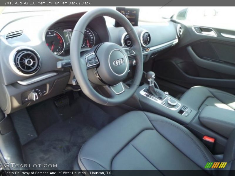 Brilliant Black / Black 2015 Audi A3 1.8 Premium