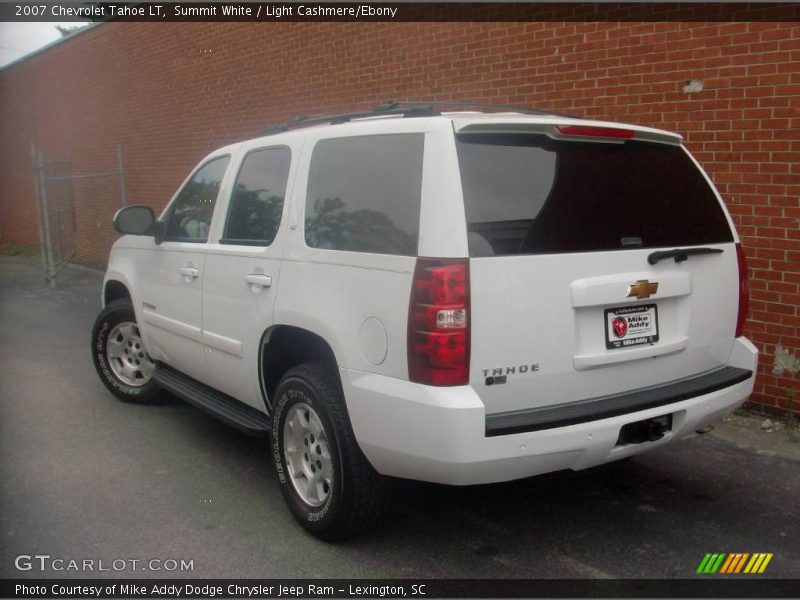 Summit White / Light Cashmere/Ebony 2007 Chevrolet Tahoe LT