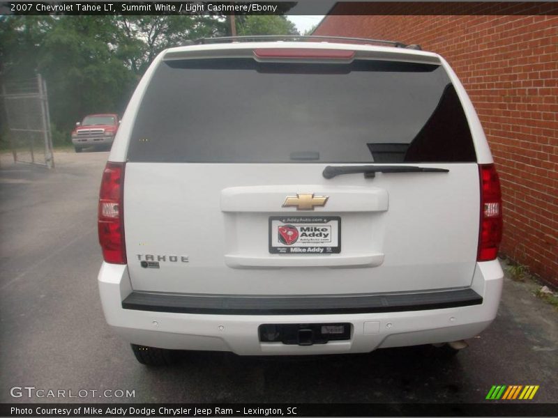 Summit White / Light Cashmere/Ebony 2007 Chevrolet Tahoe LT