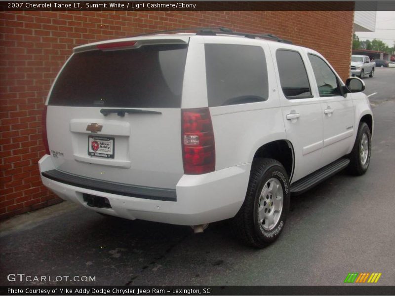 Summit White / Light Cashmere/Ebony 2007 Chevrolet Tahoe LT