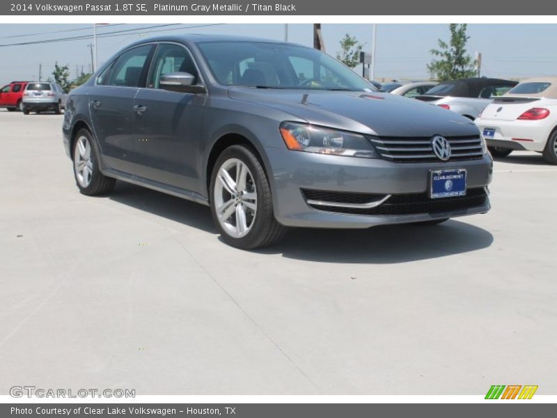 Platinum Gray Metallic / Titan Black 2014 Volkswagen Passat 1.8T SE