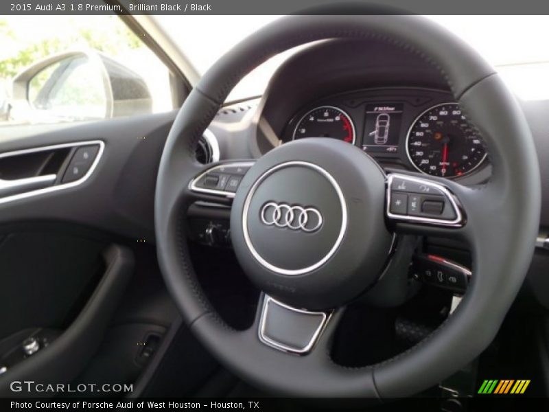 Brilliant Black / Black 2015 Audi A3 1.8 Premium