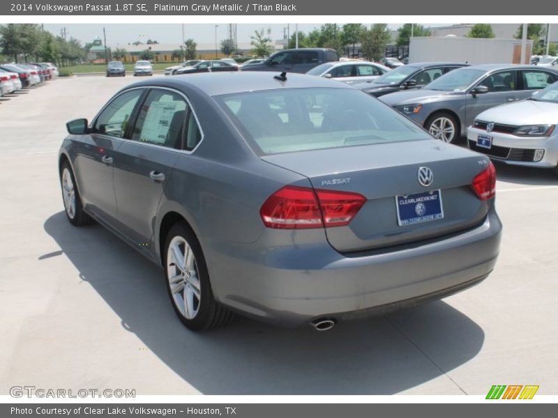 Platinum Gray Metallic / Titan Black 2014 Volkswagen Passat 1.8T SE