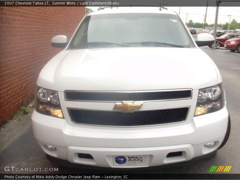 Summit White / Light Cashmere/Ebony 2007 Chevrolet Tahoe LT