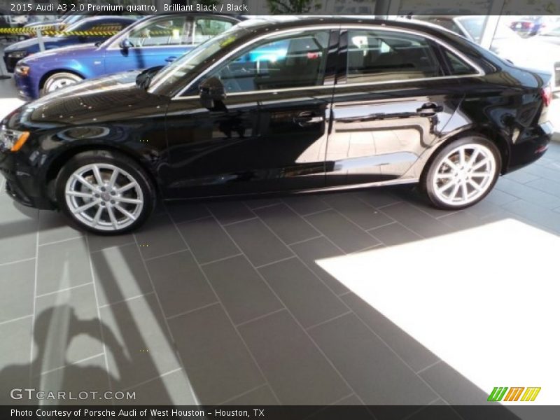 Brilliant Black / Black 2015 Audi A3 2.0 Premium quattro
