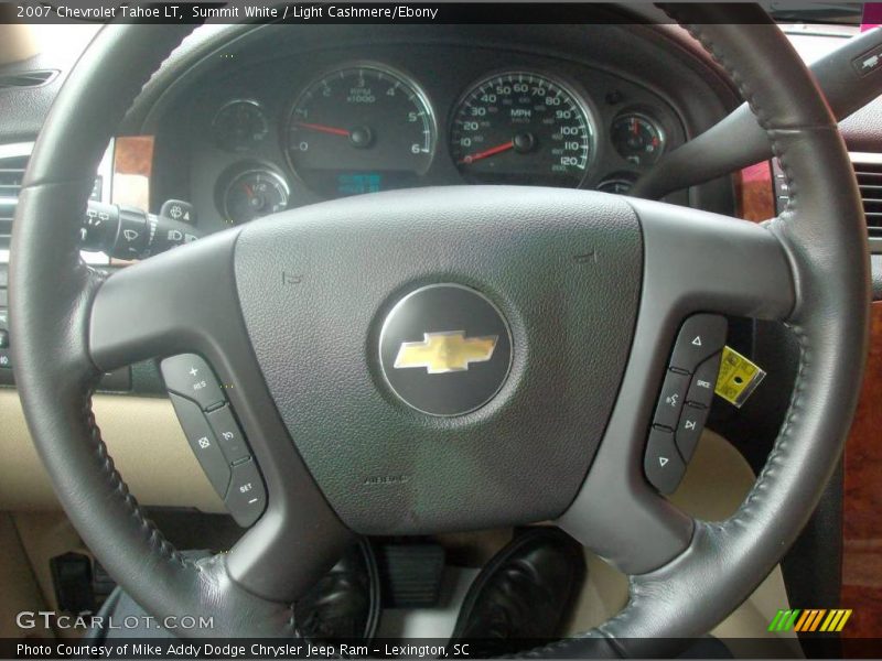 Summit White / Light Cashmere/Ebony 2007 Chevrolet Tahoe LT