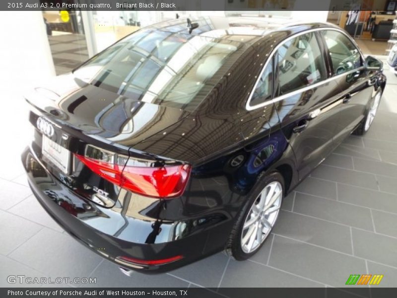 Brilliant Black / Black 2015 Audi A3 2.0 Premium quattro