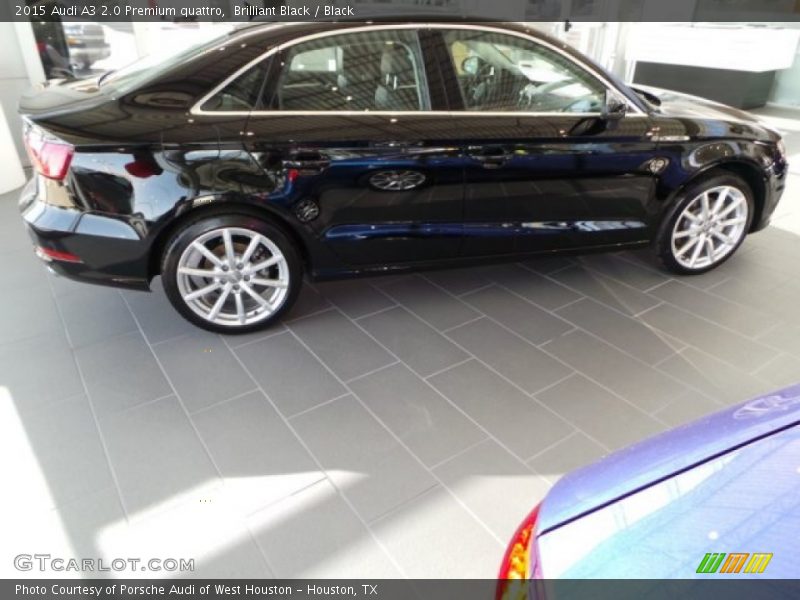 Brilliant Black / Black 2015 Audi A3 2.0 Premium quattro