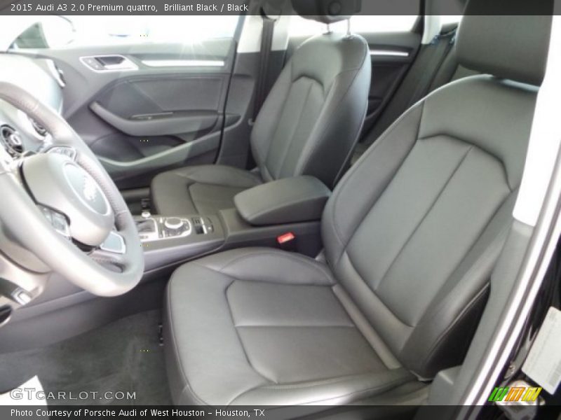 Brilliant Black / Black 2015 Audi A3 2.0 Premium quattro