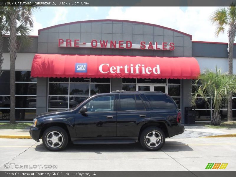Black / Light Gray 2007 Chevrolet TrailBlazer LS