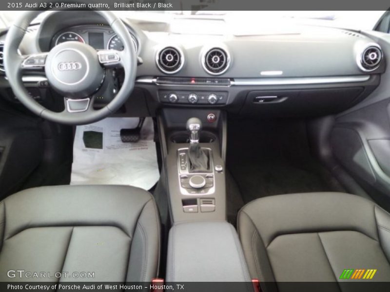 Brilliant Black / Black 2015 Audi A3 2.0 Premium quattro