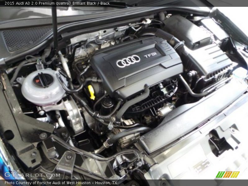 Brilliant Black / Black 2015 Audi A3 2.0 Premium quattro