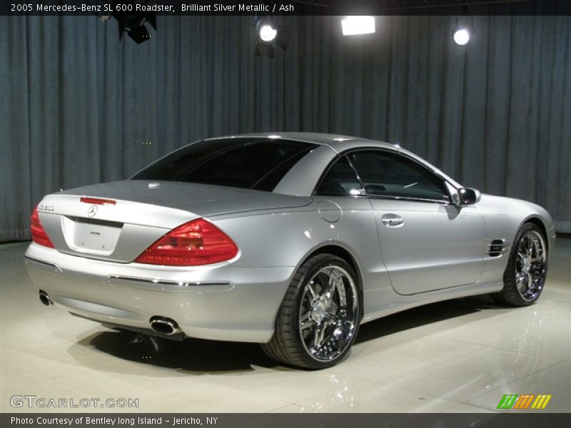 Brilliant Silver Metallic / Ash 2005 Mercedes-Benz SL 600 Roadster
