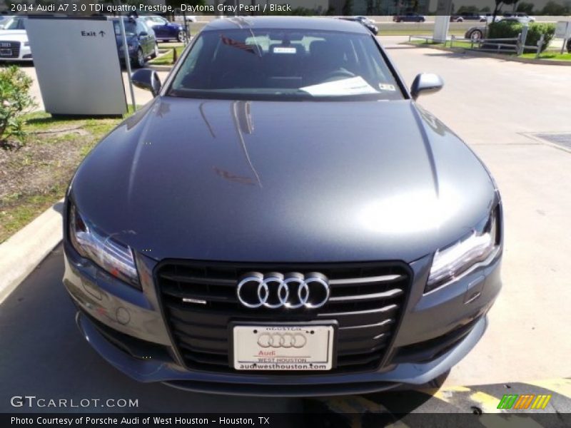 Daytona Gray Pearl / Black 2014 Audi A7 3.0 TDI quattro Prestige