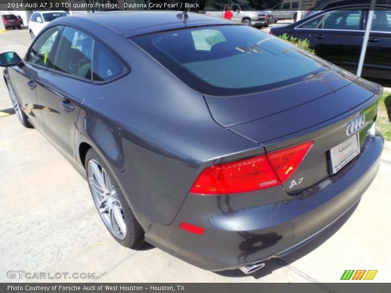 Daytona Gray Pearl / Black 2014 Audi A7 3.0 TDI quattro Prestige