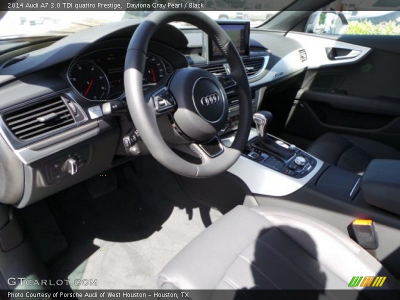 Daytona Gray Pearl / Black 2014 Audi A7 3.0 TDI quattro Prestige