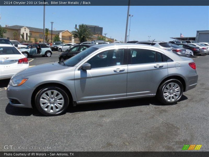 Billet Silver Metallic / Black 2014 Chrysler 200 LX Sedan