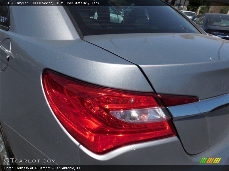 Billet Silver Metallic / Black 2014 Chrysler 200 LX Sedan