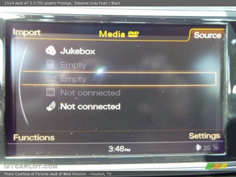 Daytona Gray Pearl / Black 2014 Audi A7 3.0 TDI quattro Prestige