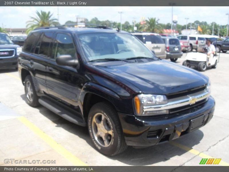 Black / Light Gray 2007 Chevrolet TrailBlazer LS