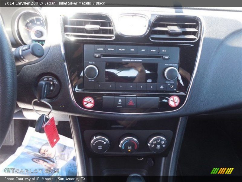 Billet Silver Metallic / Black 2014 Chrysler 200 LX Sedan