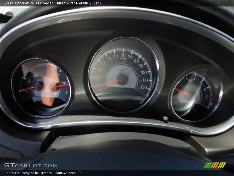 Billet Silver Metallic / Black 2014 Chrysler 200 LX Sedan