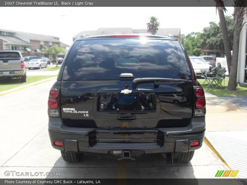 Black / Light Gray 2007 Chevrolet TrailBlazer LS
