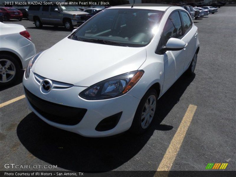 Crystal White Pearl Mica / Black 2013 Mazda MAZDA2 Sport