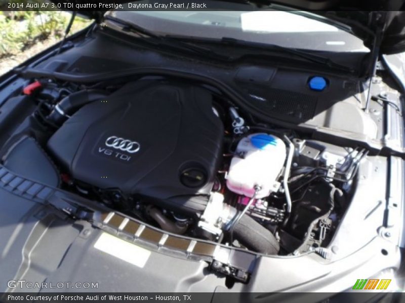 Daytona Gray Pearl / Black 2014 Audi A7 3.0 TDI quattro Prestige