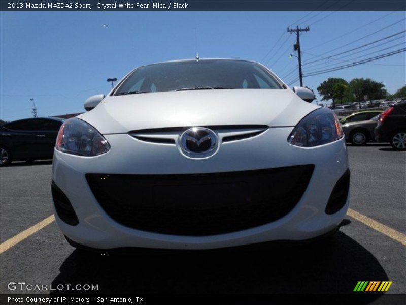 Crystal White Pearl Mica / Black 2013 Mazda MAZDA2 Sport