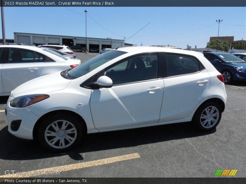 Crystal White Pearl Mica / Black 2013 Mazda MAZDA2 Sport