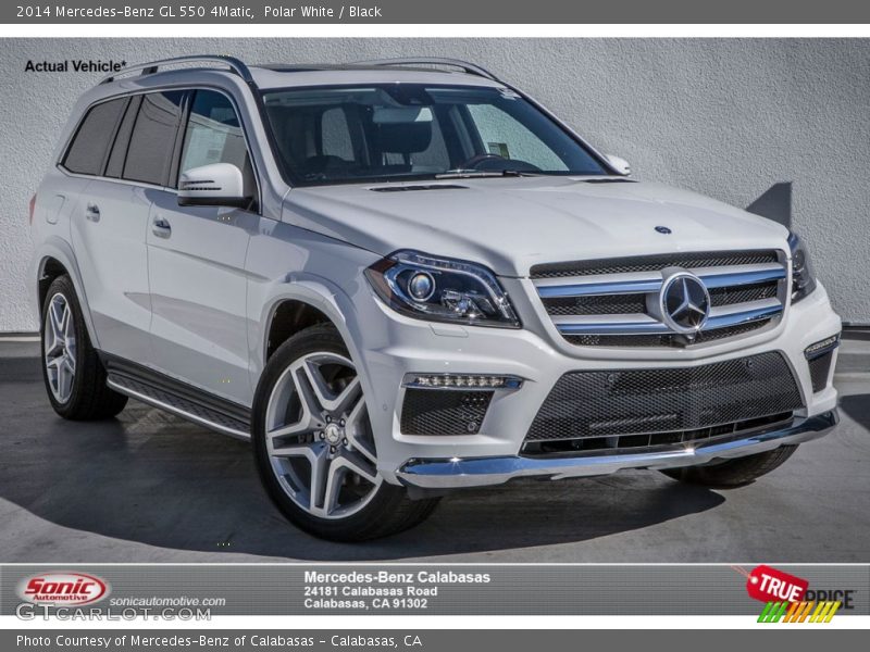 Polar White / Black 2014 Mercedes-Benz GL 550 4Matic
