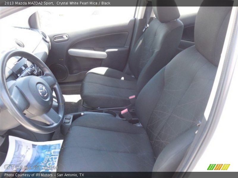 Crystal White Pearl Mica / Black 2013 Mazda MAZDA2 Sport