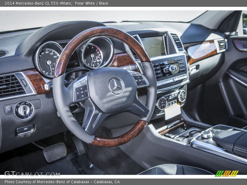 Polar White / Black 2014 Mercedes-Benz GL 550 4Matic