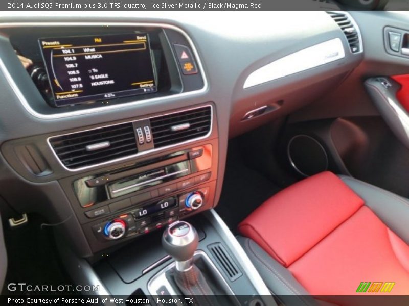 Ice Silver Metallic / Black/Magma Red 2014 Audi SQ5 Premium plus 3.0 TFSI quattro