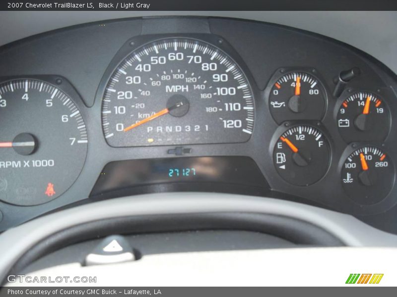 Black / Light Gray 2007 Chevrolet TrailBlazer LS
