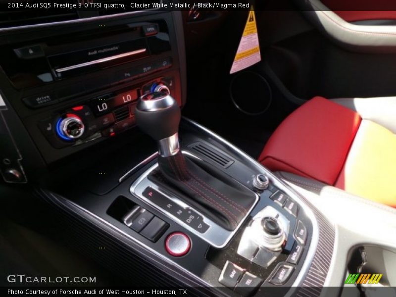 Glacier White Metallic / Black/Magma Red 2014 Audi SQ5 Prestige 3.0 TFSI quattro