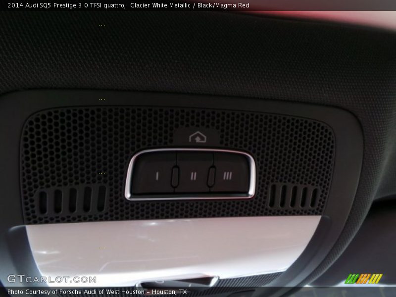 Glacier White Metallic / Black/Magma Red 2014 Audi SQ5 Prestige 3.0 TFSI quattro