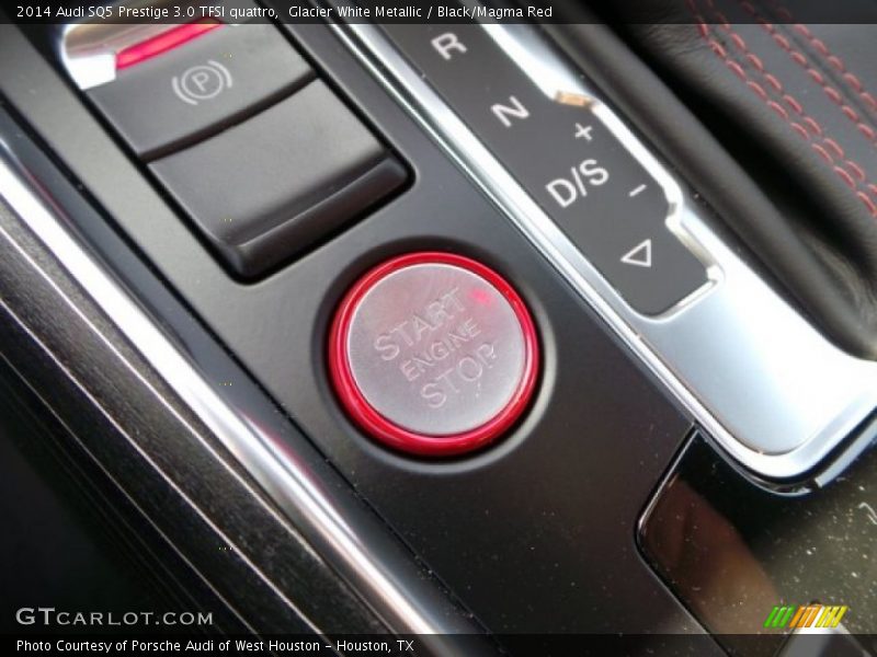 Glacier White Metallic / Black/Magma Red 2014 Audi SQ5 Prestige 3.0 TFSI quattro
