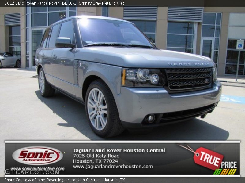 Orkney Grey Metallic / Jet 2012 Land Rover Range Rover HSE LUX