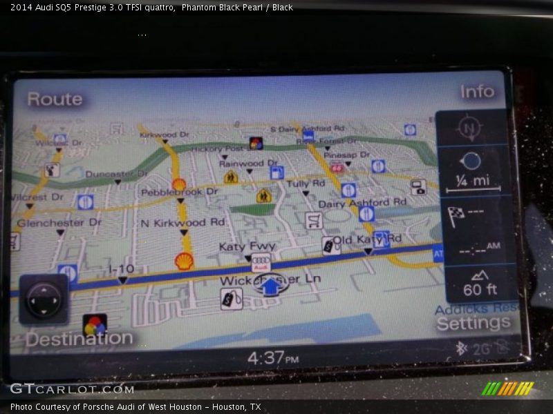 Navigation of 2014 SQ5 Prestige 3.0 TFSI quattro