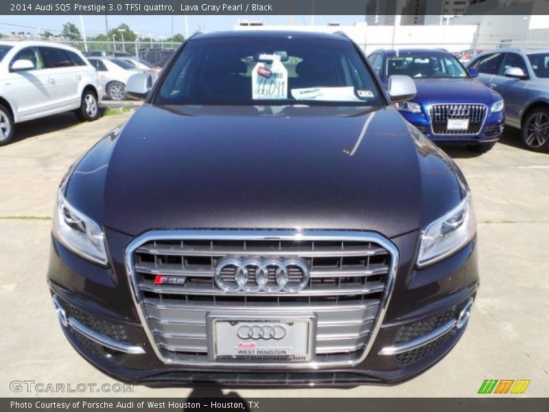 Lava Gray Pearl / Black 2014 Audi SQ5 Prestige 3.0 TFSI quattro