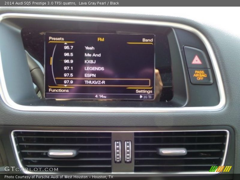 Lava Gray Pearl / Black 2014 Audi SQ5 Prestige 3.0 TFSI quattro