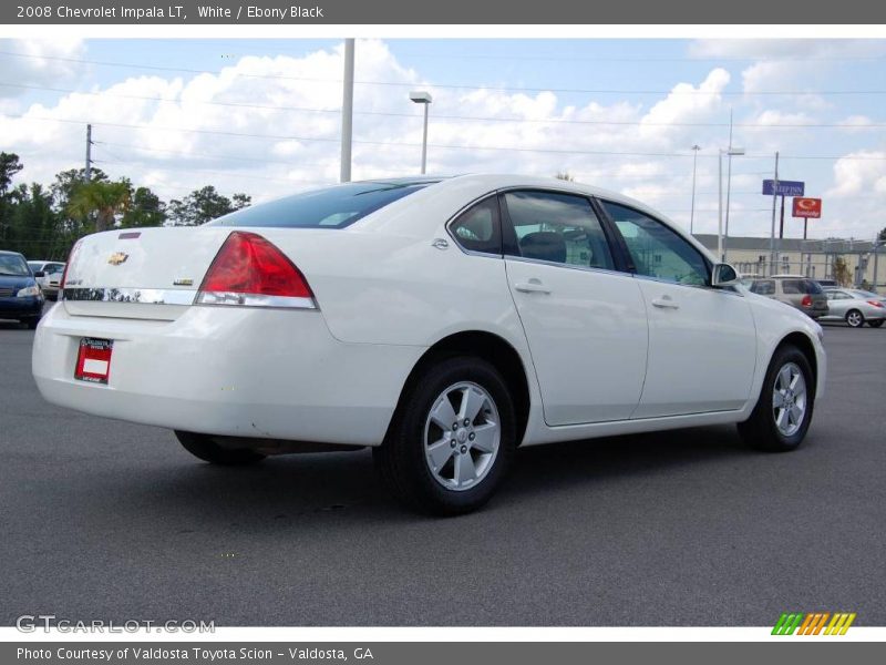 White / Ebony Black 2008 Chevrolet Impala LT