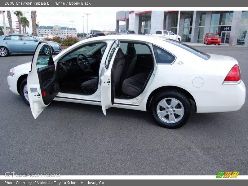 White / Ebony Black 2008 Chevrolet Impala LT