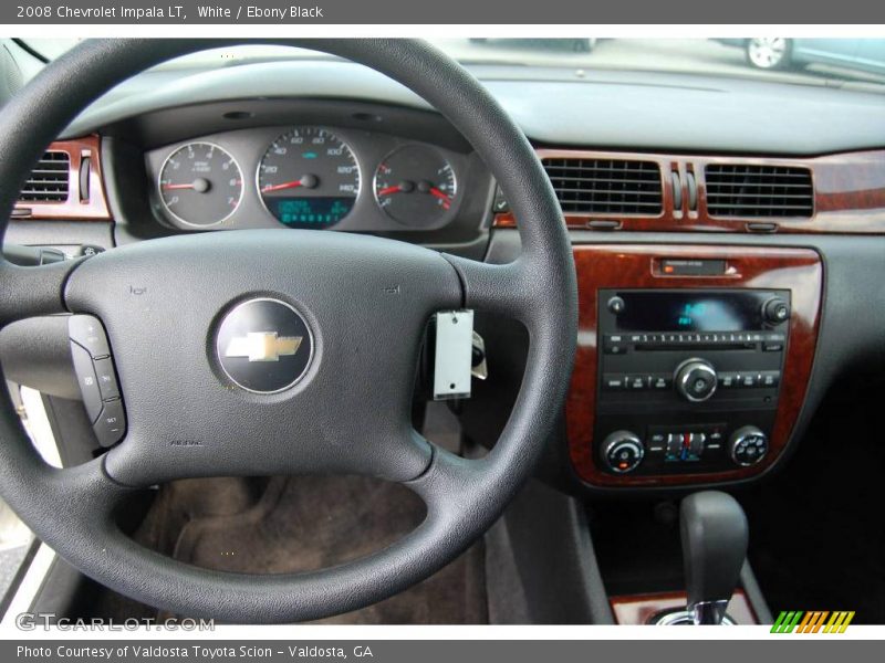 White / Ebony Black 2008 Chevrolet Impala LT